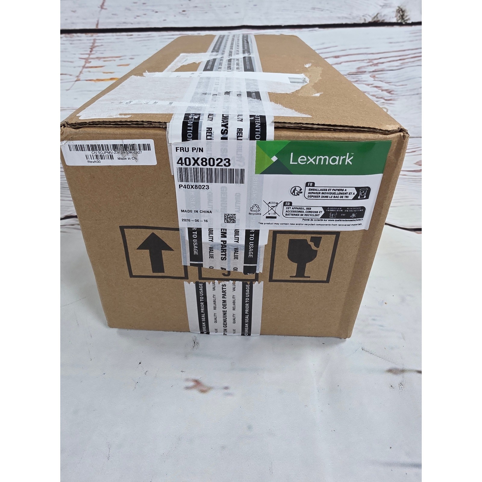 Lexmark 40X8023 Fuser Maintenance Kit 110-120V Genuine OEM New Sealed Box