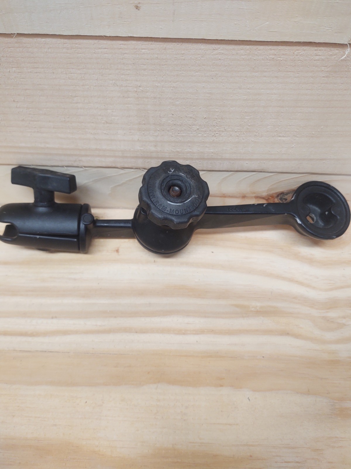 Ram Mounts RMR 152-4 Metal 12" Long Double Swing Arm w/Open Swivel Single Socket