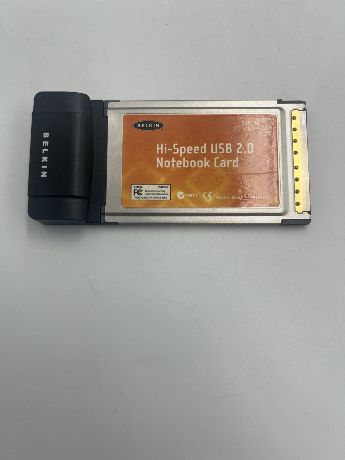 Belkin 2 Port Hi-Speed USB 2.0 Notebook CardBus PC Card F5U222