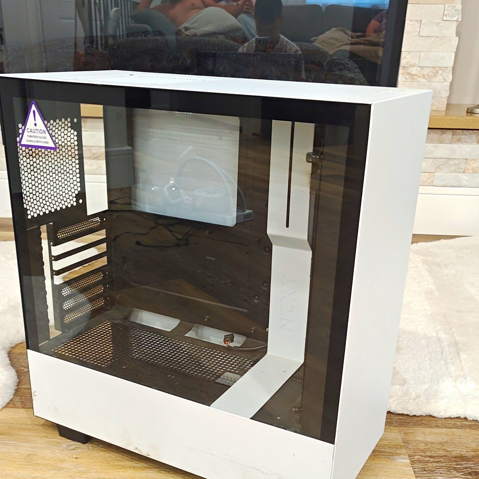 NZXT H510 H Series ATX Mid Tower PC Case White Tempered Glass Steel