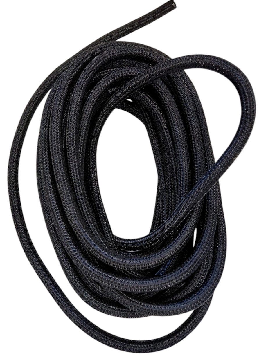 Alex Tech Split Braided Cable Sleeving Kit 1/2" & 1/4" Black Wire Loom 25ft*4