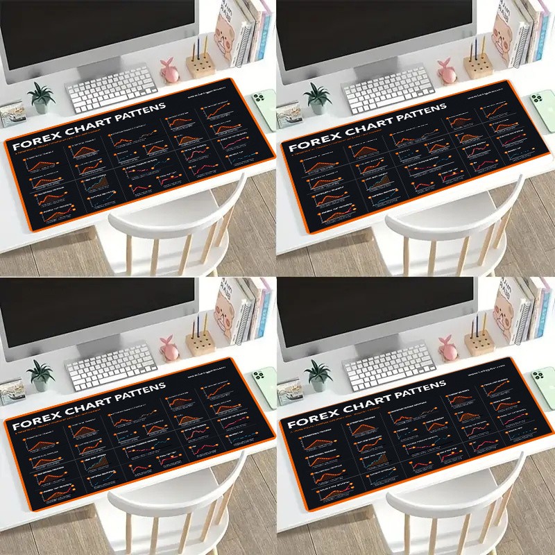 Oversized Forex Chart & Trading Chart Desk Compatible for PC/Laptop - Anti-Sli