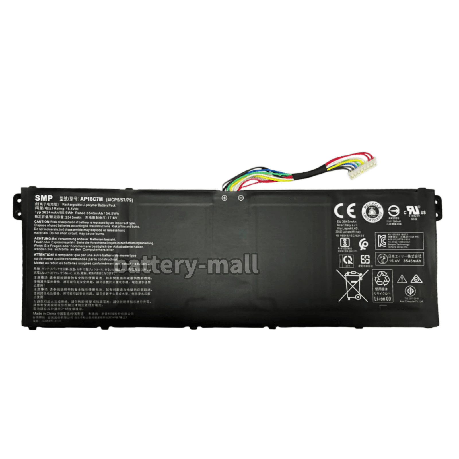 Genuine AP18C7M 4ICP5/57/79 Battery for Acer Swift 3 5 SF514 SF313-52 SF313-53
