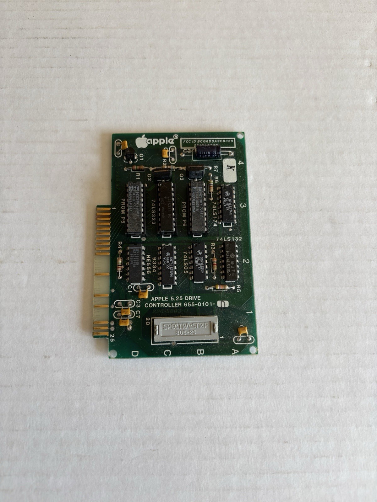 Vintage Apple 5.25 Drive Controller Card 655-0101 Compatible For Apple