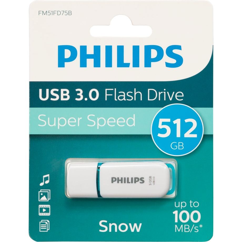 Philips USB 3.0 512GB Snow Edition Spring Green USB Flash Drive FM51FD75B/00