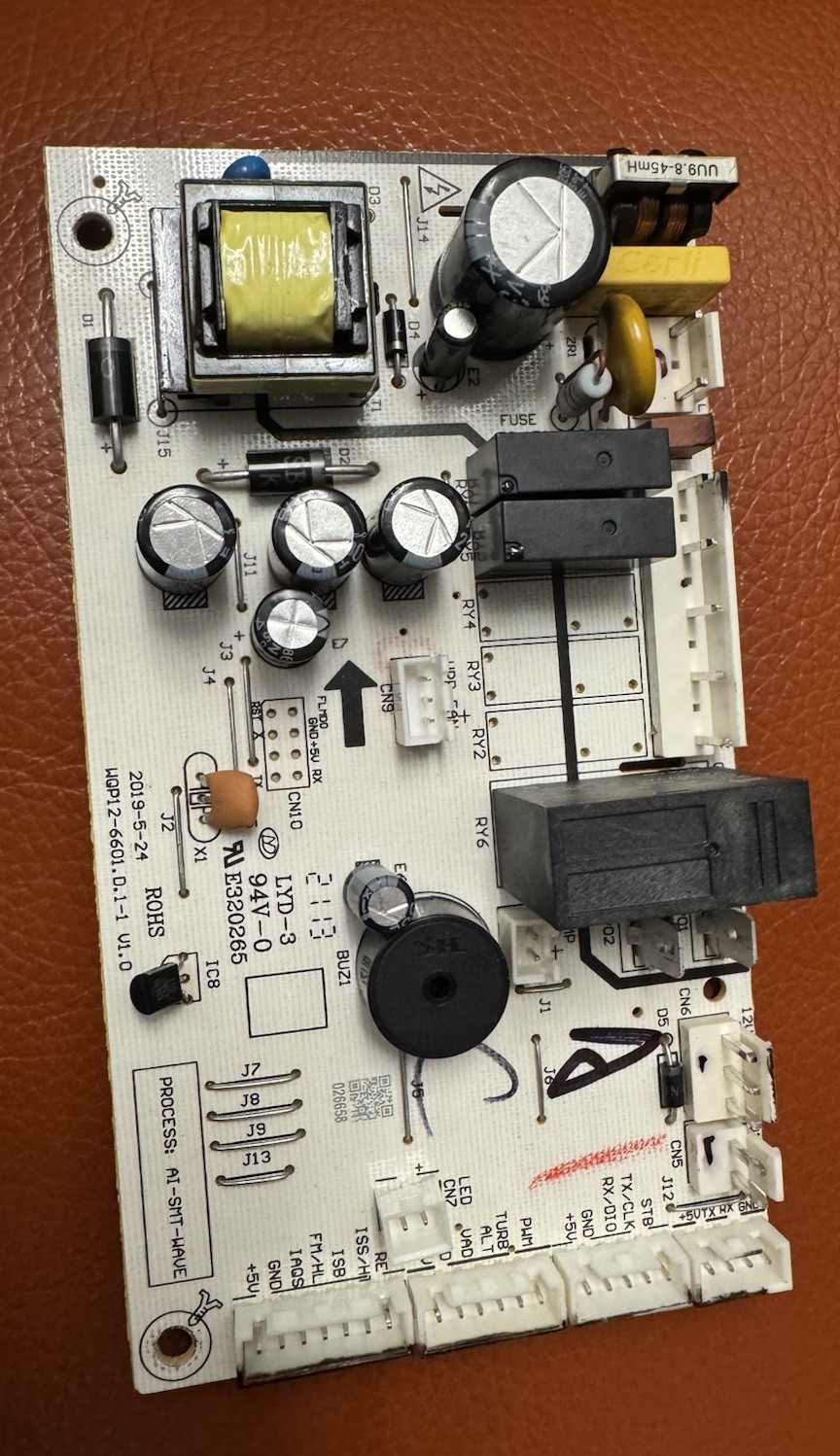 SAMSUNG Dishwasher Power Control Board Part# DD81-02282A From Mdl# DW80R2031US