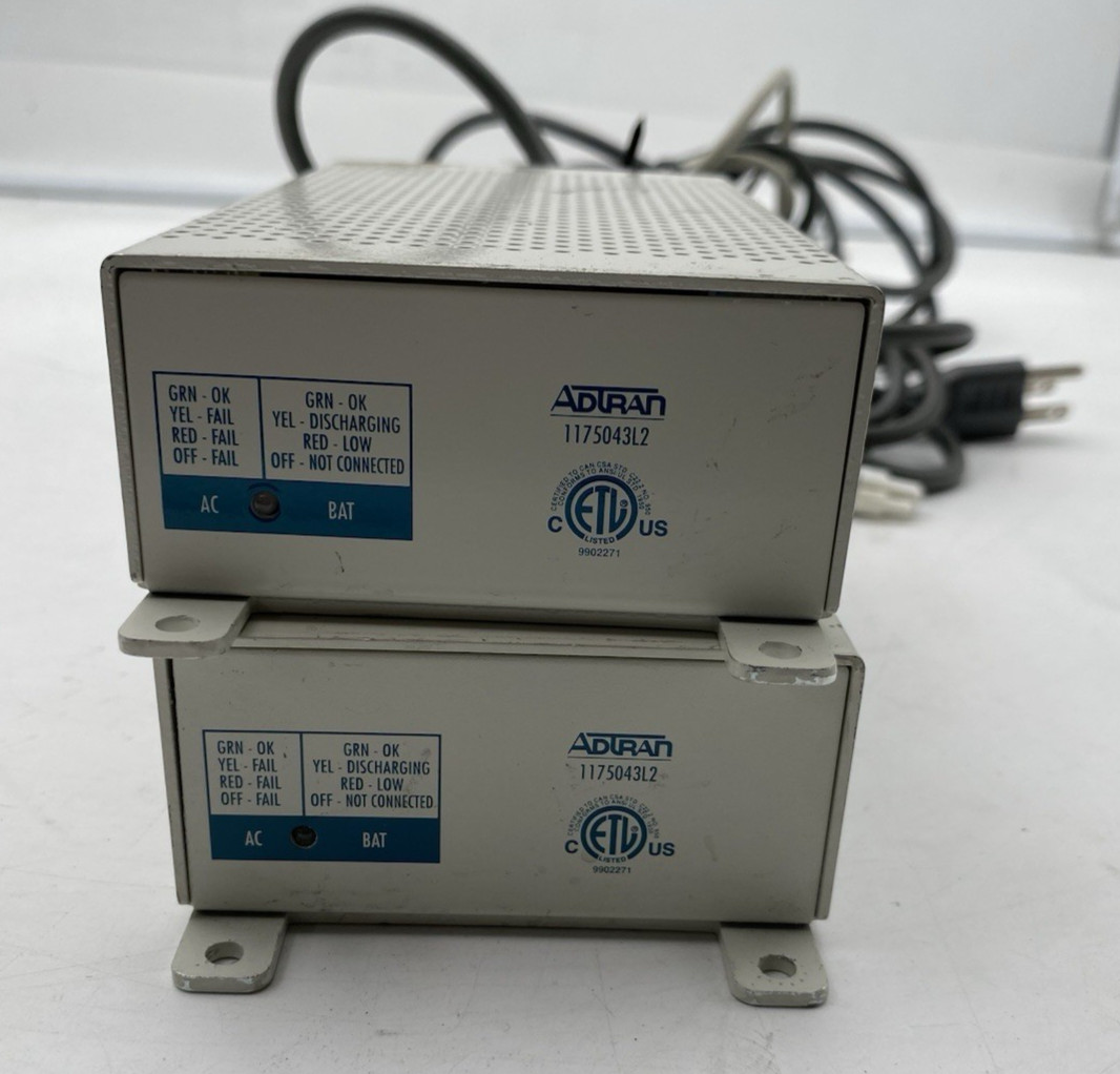 LOT OF 2 Adtran 1175043L2 Power Supply