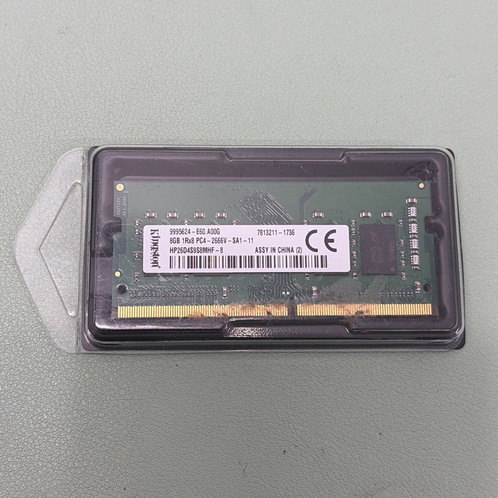 Kingston 8GB PC4-2666V DDR4  SoDimm Laptop Memory RAM HP26D4S9S8MHF-8