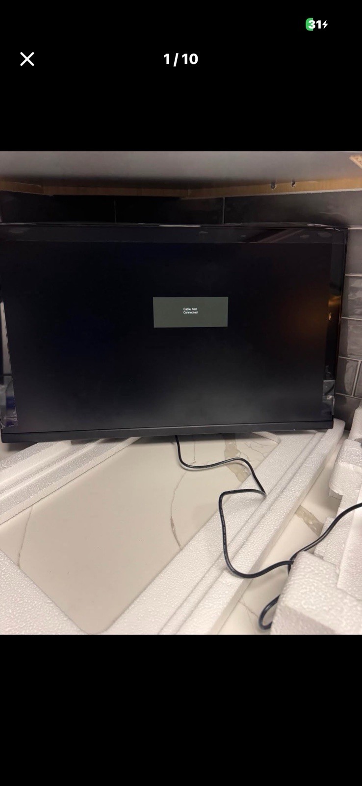 Amazon Basics 27in IPS FHD 1080p 100Hz Monitor 3-Side Bezel-Less Black