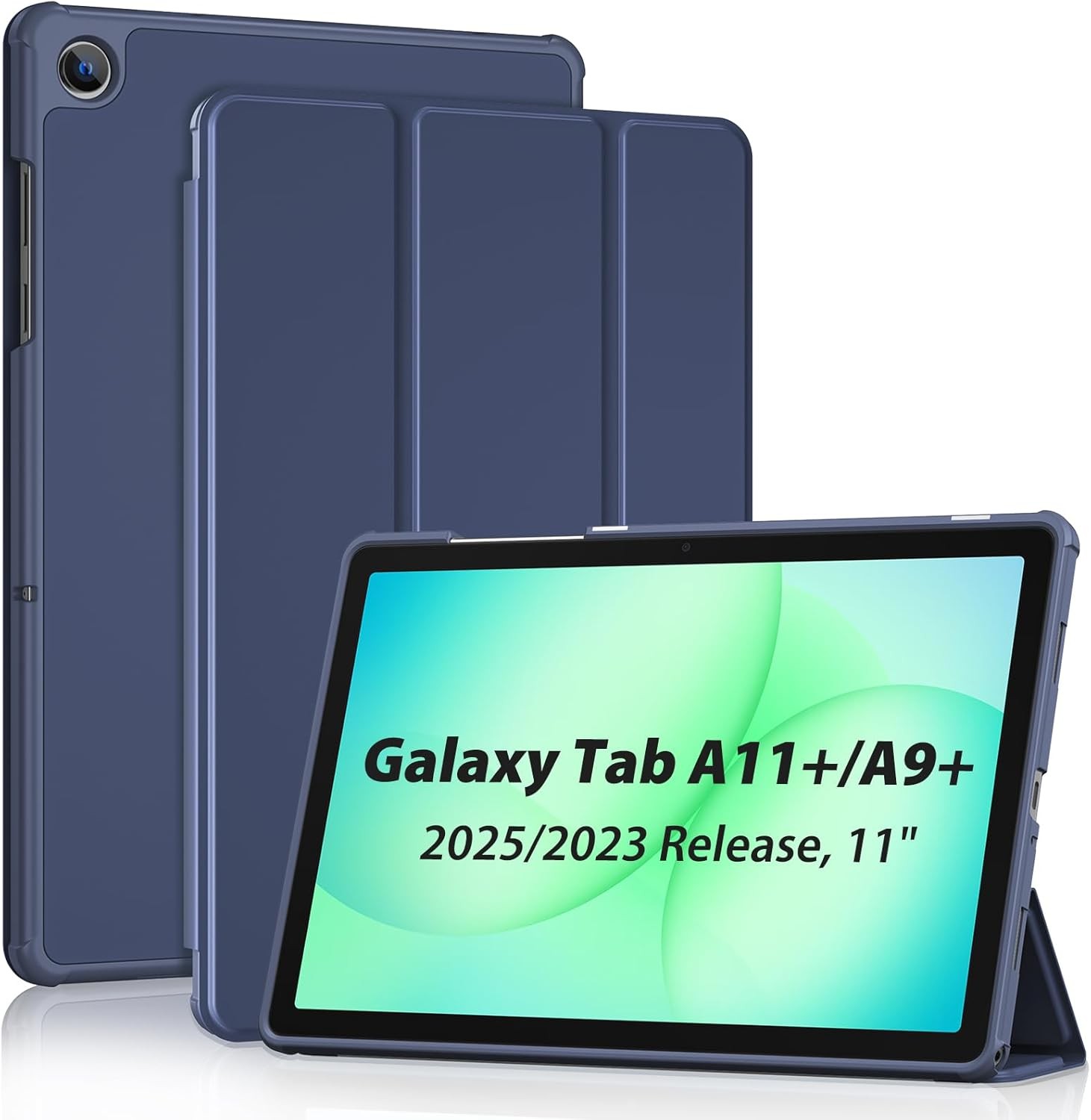Samsung Galaxy Tab A11+ 11 Tablet Case Soft TPU Back Trifold Stand