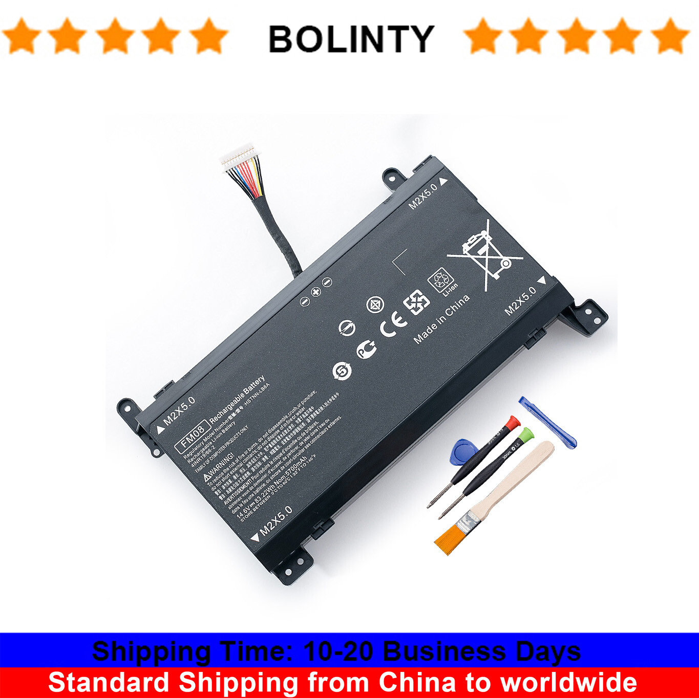 12-Pin FM08 Battery For HP Omen 17-an1xx 17T-AN000 Series 922976-855 TPN-Q195