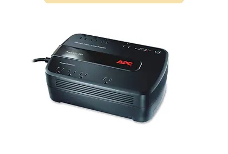APC-Surge Protector and Battery Backup 650VA 8 Outlets