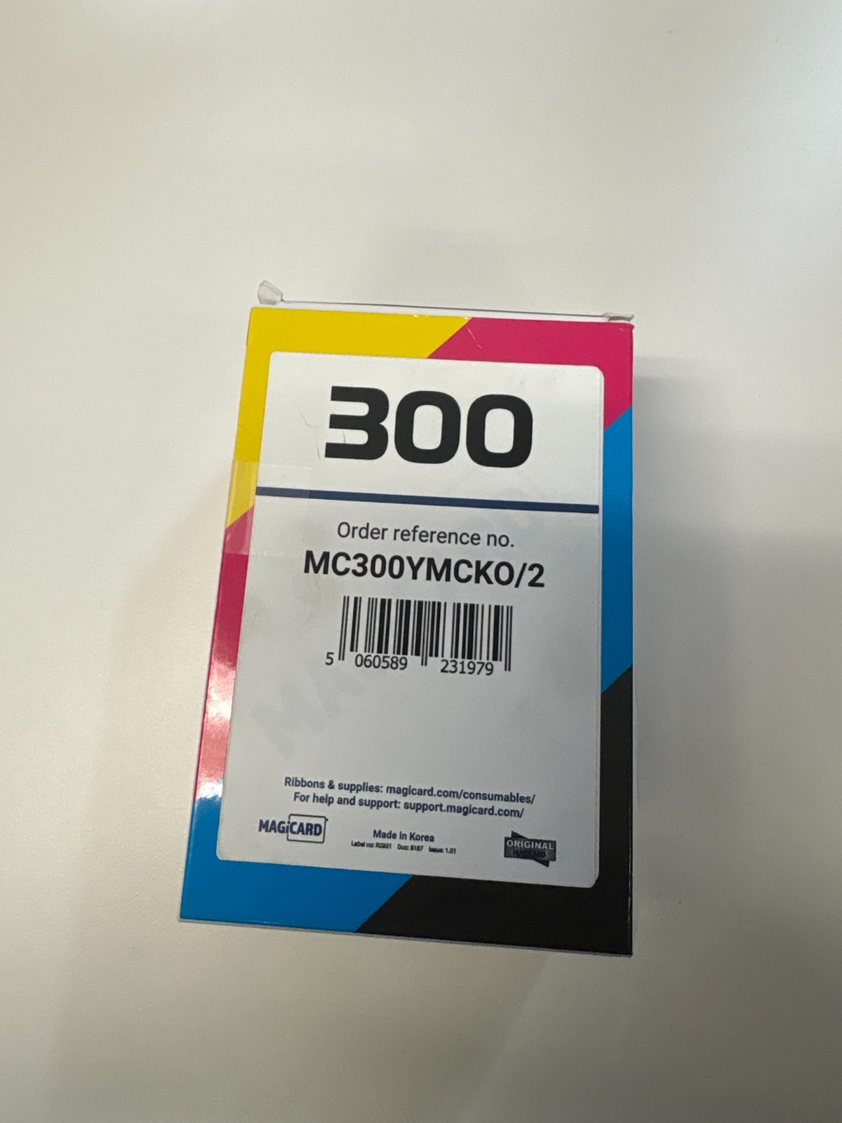 Genuine Magicard MC300YMCKO/2 Full Color Ribbon for Model 300 - 300 Print - New