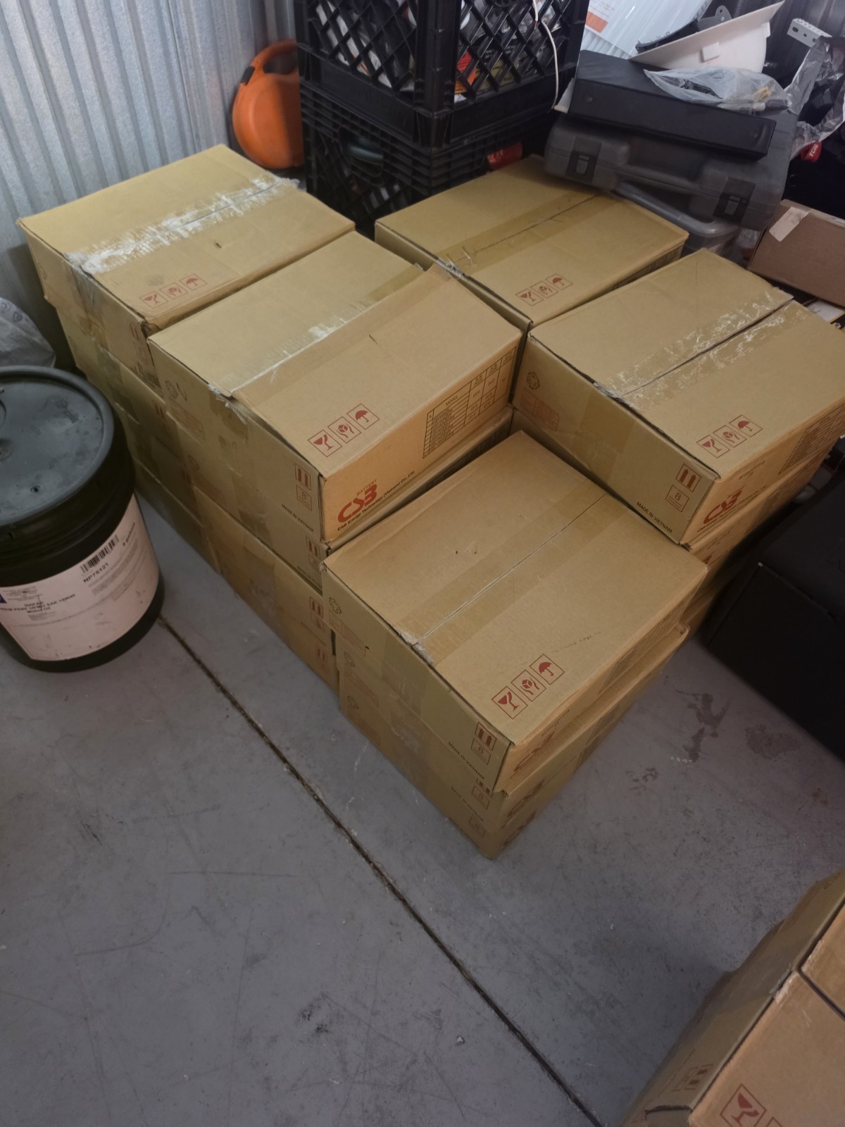 Box Of 10 CSB 12V 46W/Cell VRLA Batteries UPS12460F2FR (BOX OF 10)