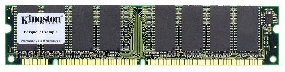 New New 128MB Kingston KVR100X64C2/128 SDRAM PC100U 100MHz CL2 Non-ECC memory