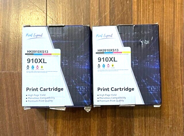 Lot of 2 Palmtree Ink Cartridge - Compatible HP 910XL Black,Cyan,Magenta,Yellow
