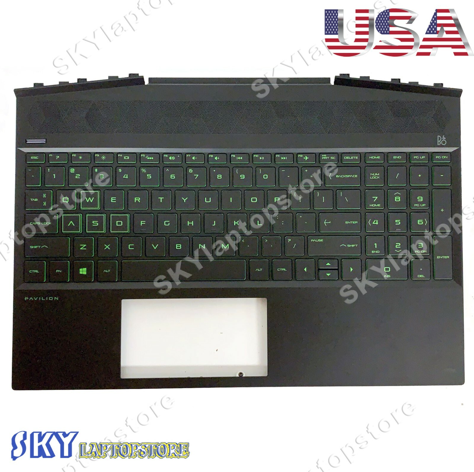 NEW HP Pavilion 15-DK 15T-DK Palmrest w/ Backlit Keyboard L57593-001