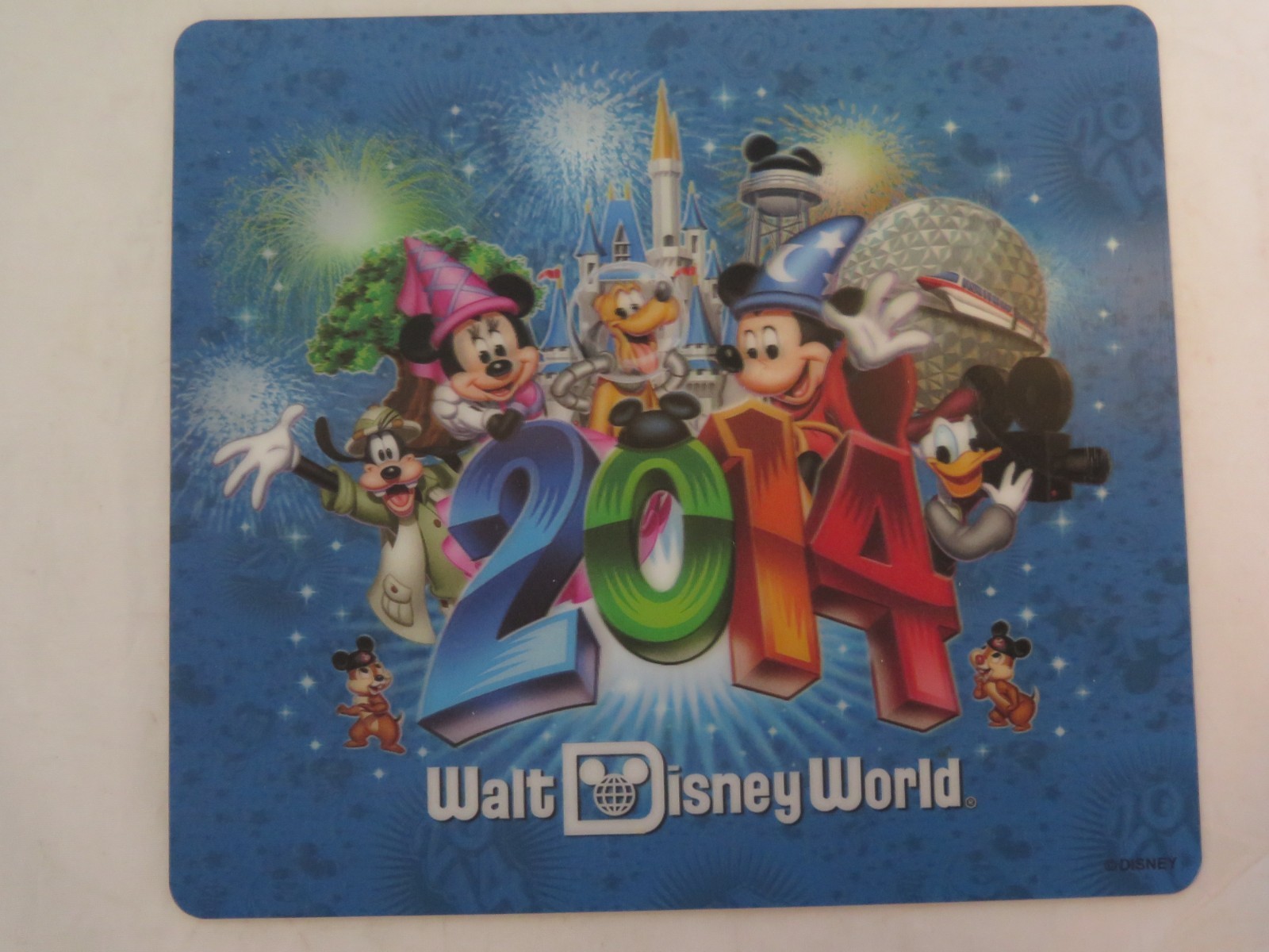 Walt Disney World 2014 Computer Mouse Pad - b1