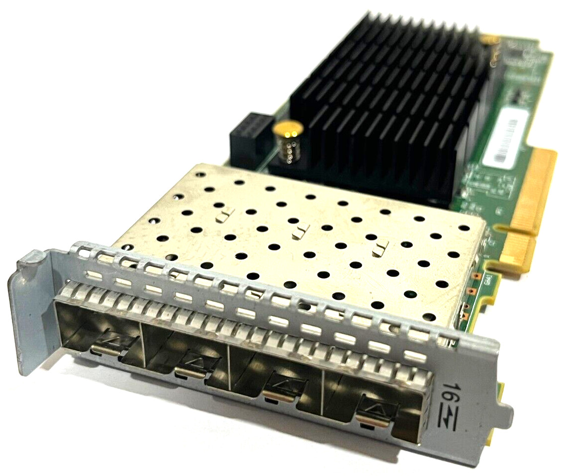 LPE31004 Quad Port 16Gbps Fiber 10GBe Ethernet HBA PCIe x8 V7000 Gen2 00RY007