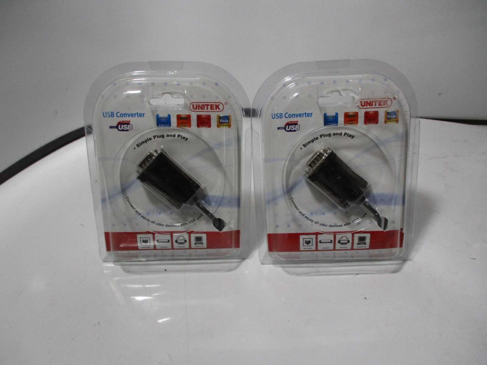 lot of 2 unitek y-105 usb converter 