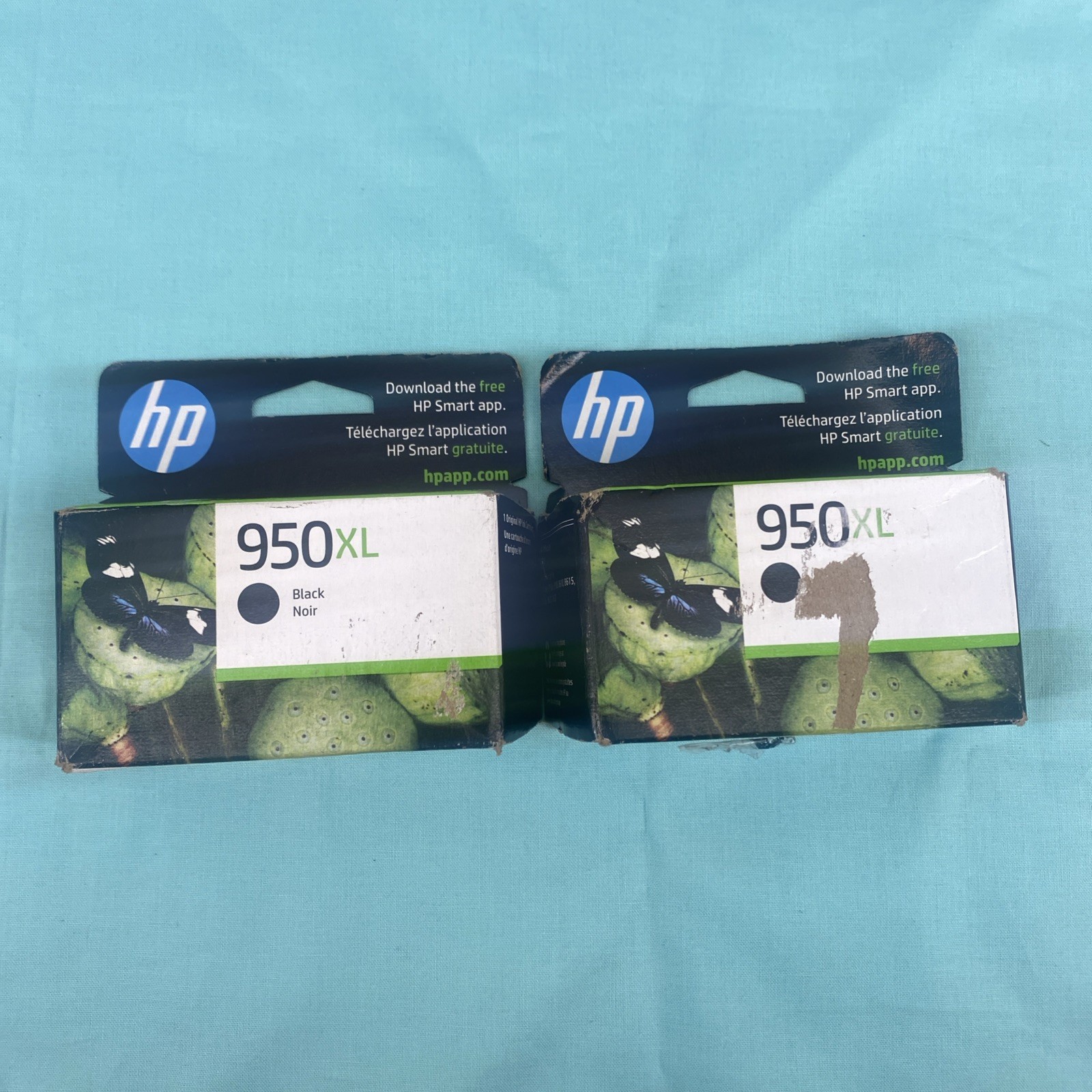HP 950 XL Black Ink Cartridge - CN045AN#140 Exp 06/2024 NIB (Set of 2)