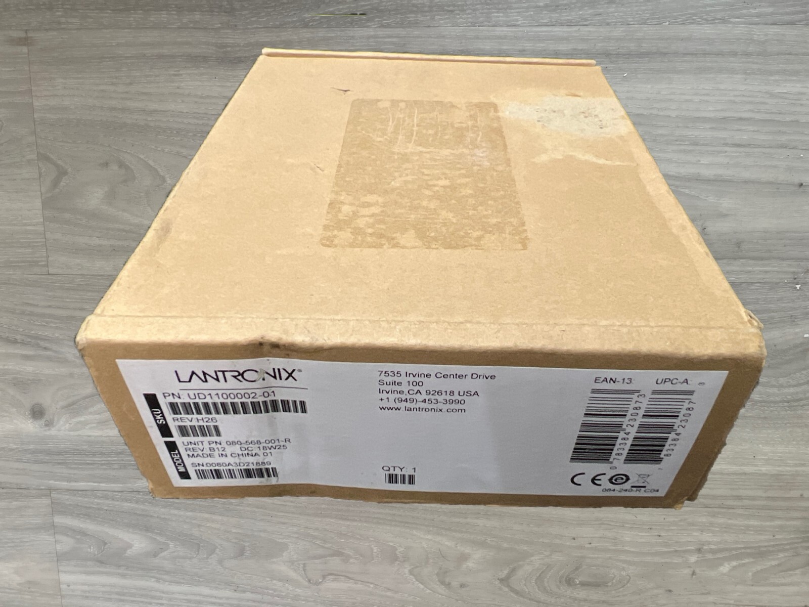 New Lantronix UD1100002-01 RS232/422/ RS485 Serial to IP /  Ethernet Device Serv