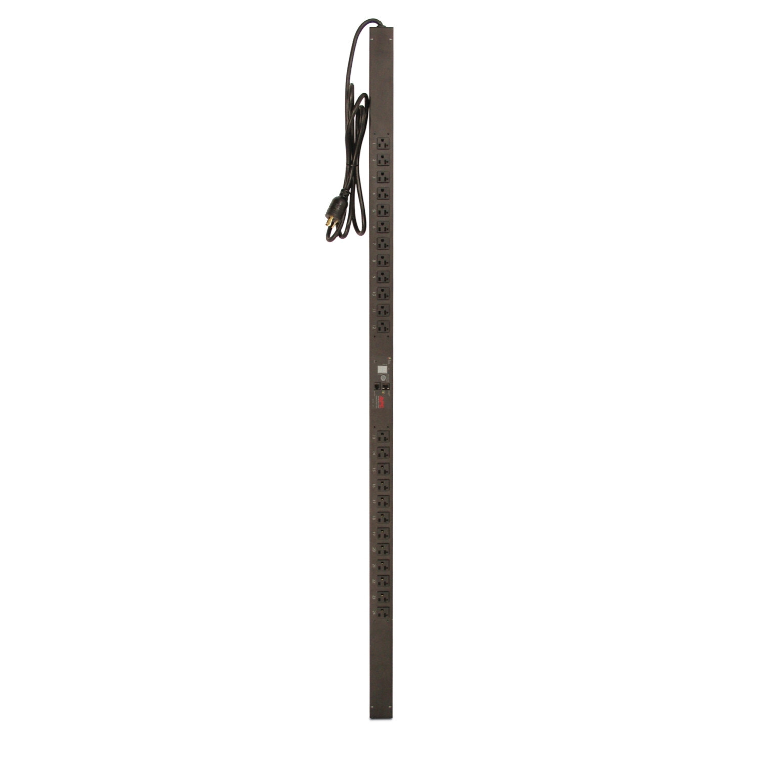 APC Rack PDU, Metered, 0U, 20A, 120V, (24) NEMA 5-20R (AP7830)