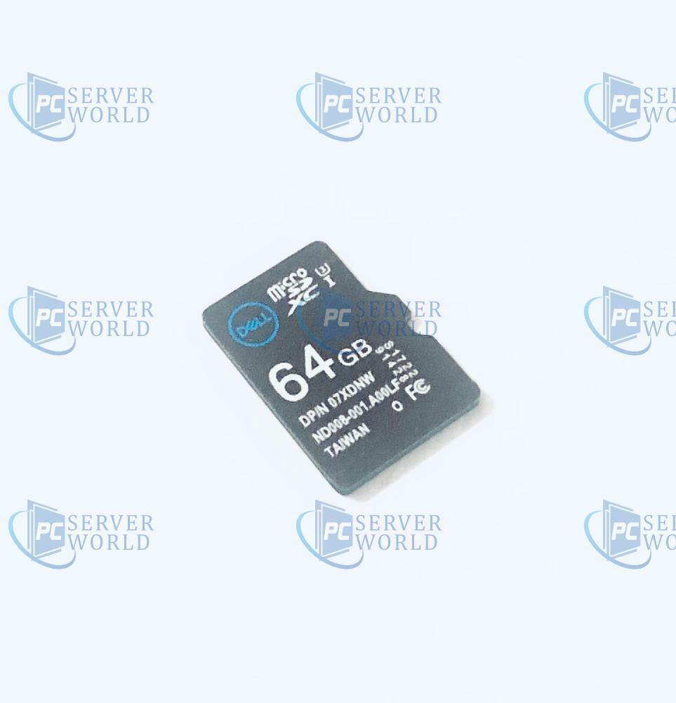 7XDNW DELL 64GB MICRO SD HC CLASS 10 MEMORY CARD 14TH GEN SERVERS 07XDNW