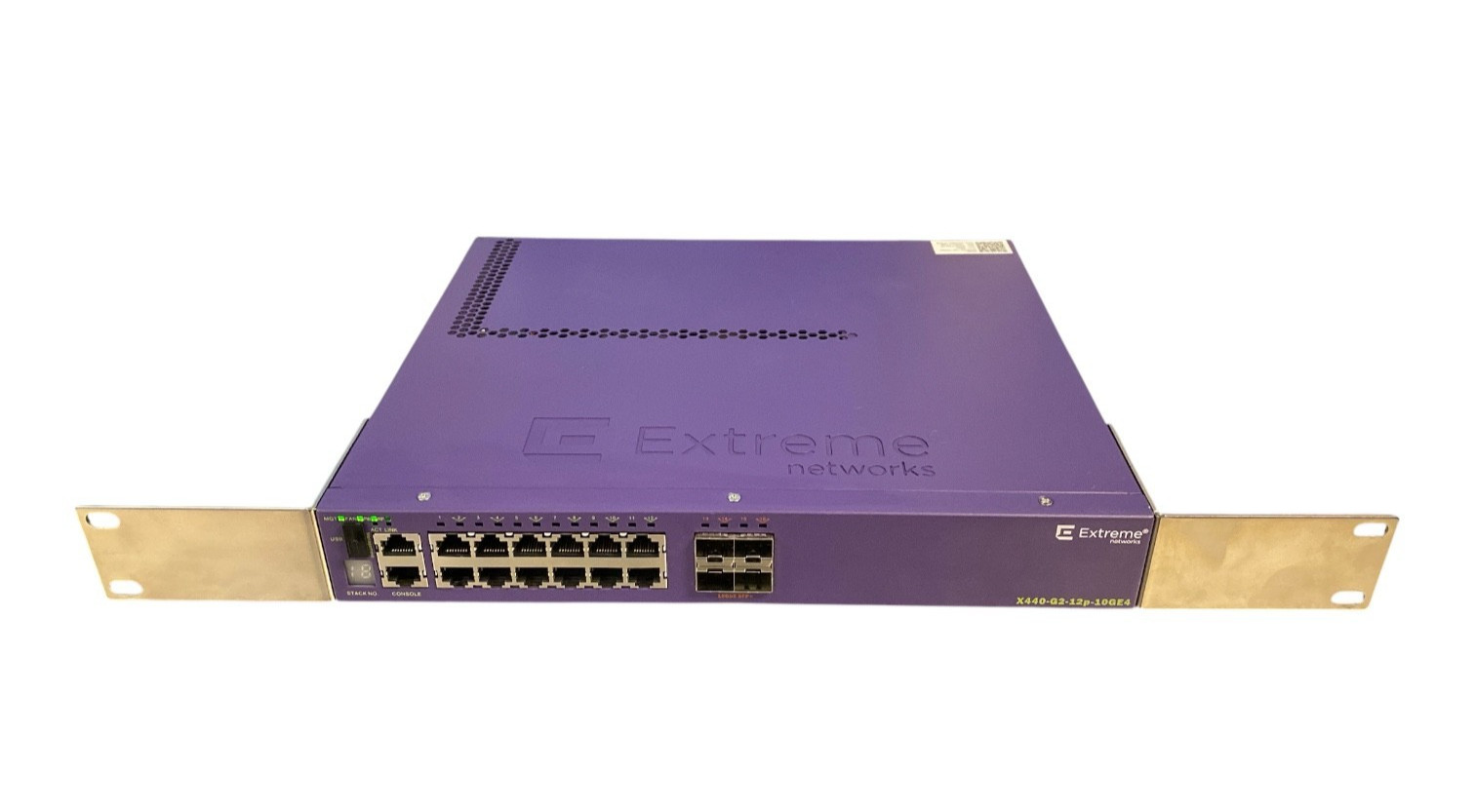 Extreme Networks Summit X440-G2-12P-10GE4 Rack Mountable Ethernet Switch 16531