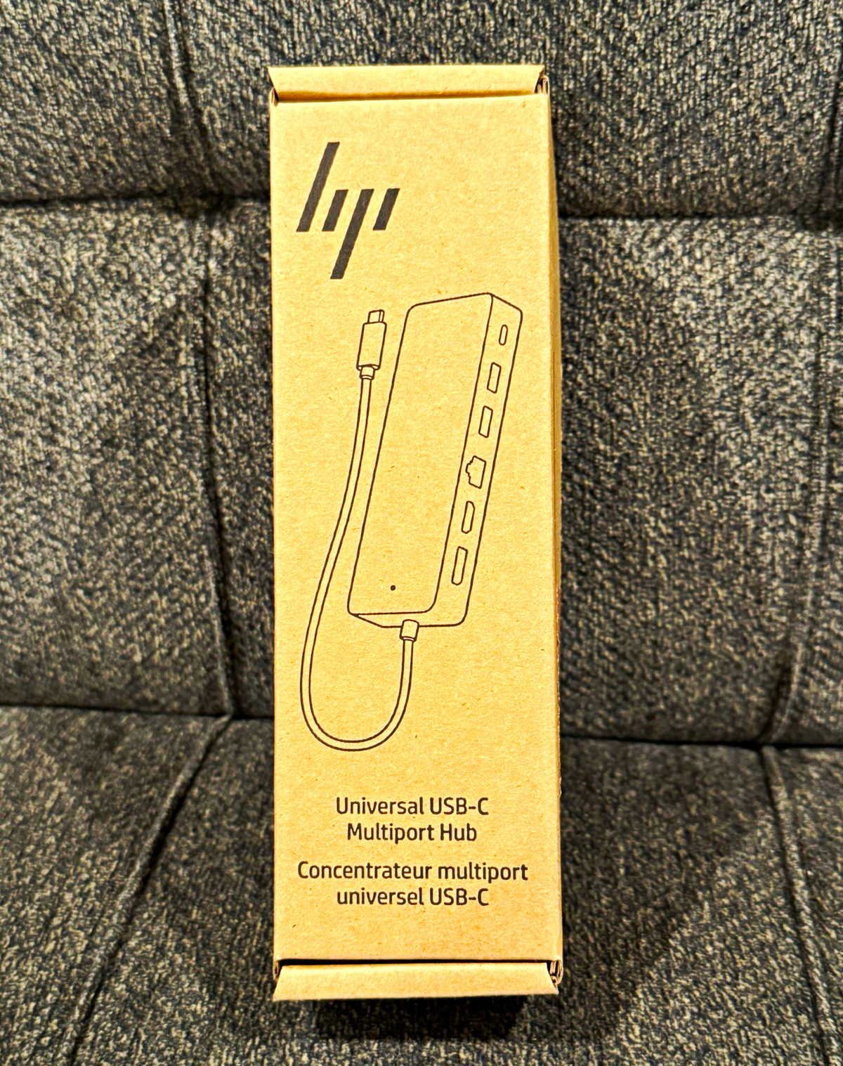 HP Universal Portable USB-C Multiport Hub Black 