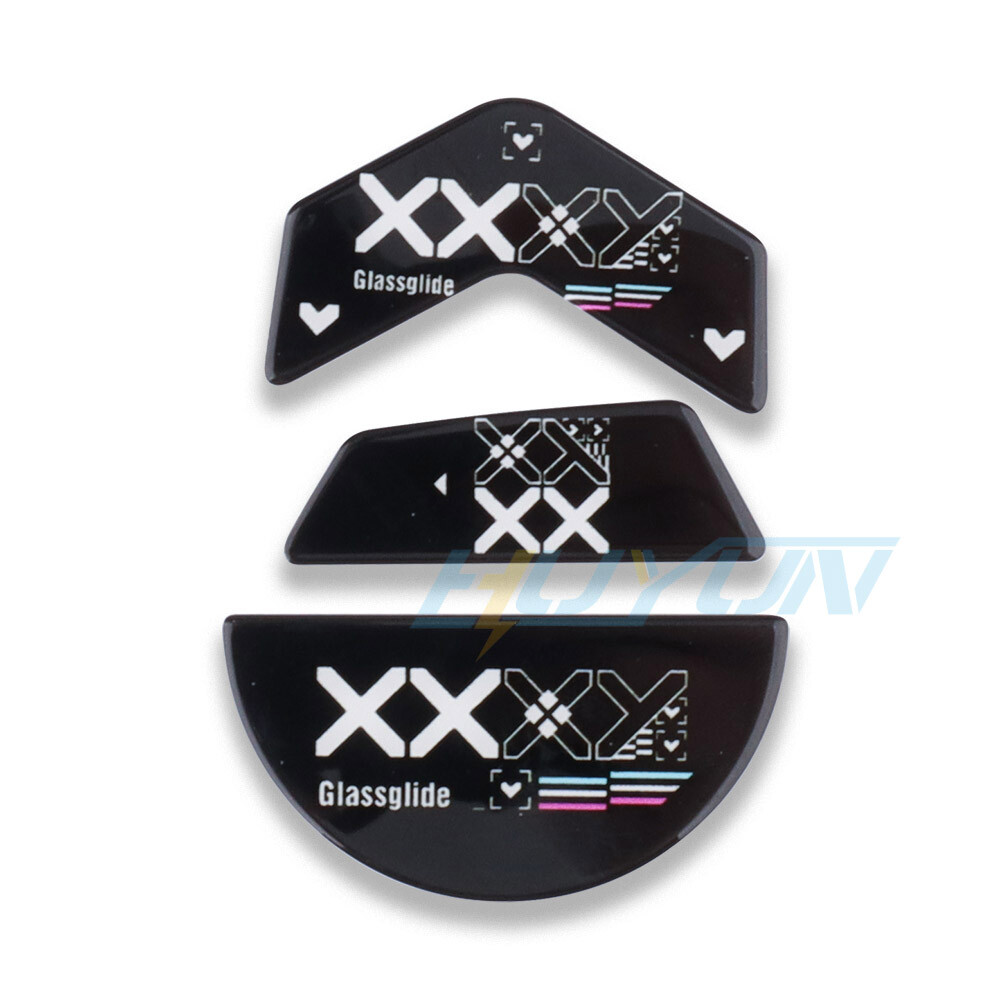 Tempered Glass Mouse Feet Skates Stickers For Logitech G502X Wired Gaming Mouse