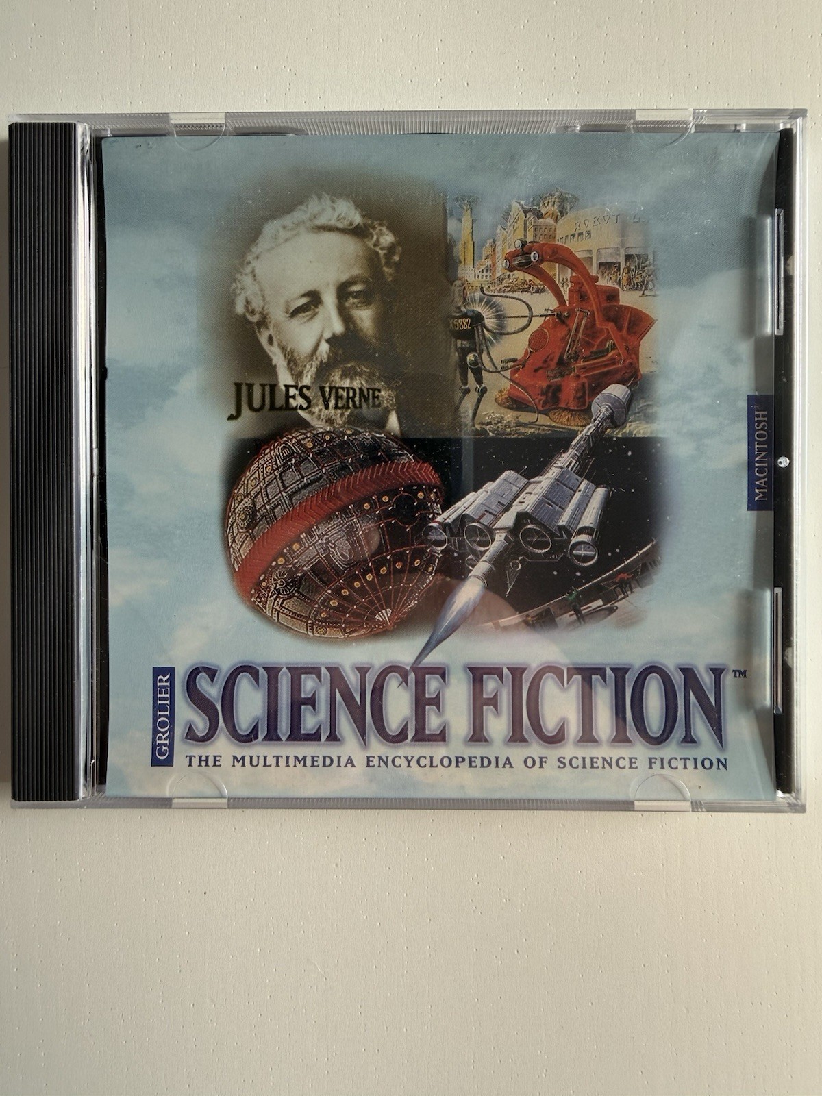 Grolier Science Fiction Multimedia Encyclopedia CD-ROM 1995 Vintage PC Windows