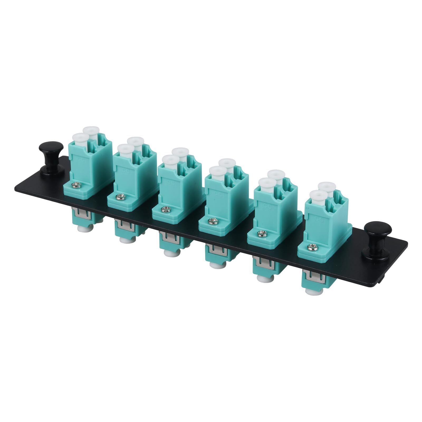 -1pcs 12 Fibers OM3 Multimode Patch Panel with 6 x LC UPC Duplex Fiber Optic ...