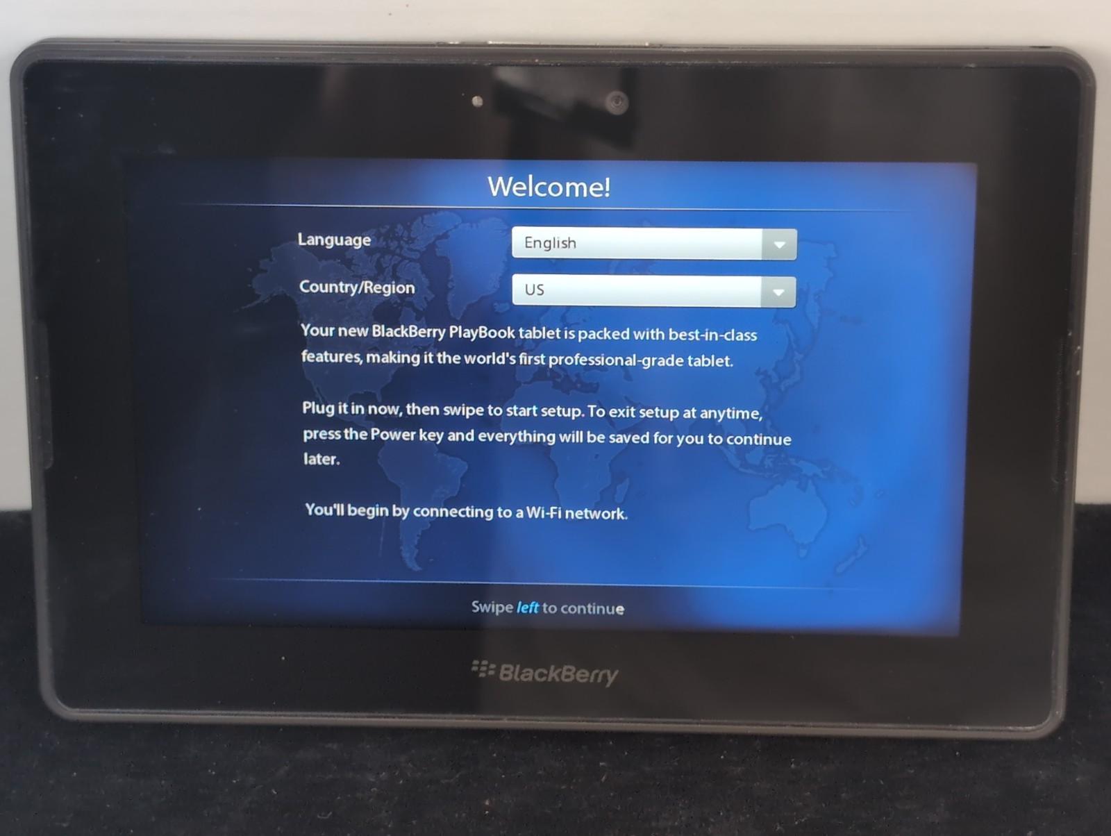 Blackberry Playbook 32GB Wi-Fi 7-inch Tablet Factory Reset 