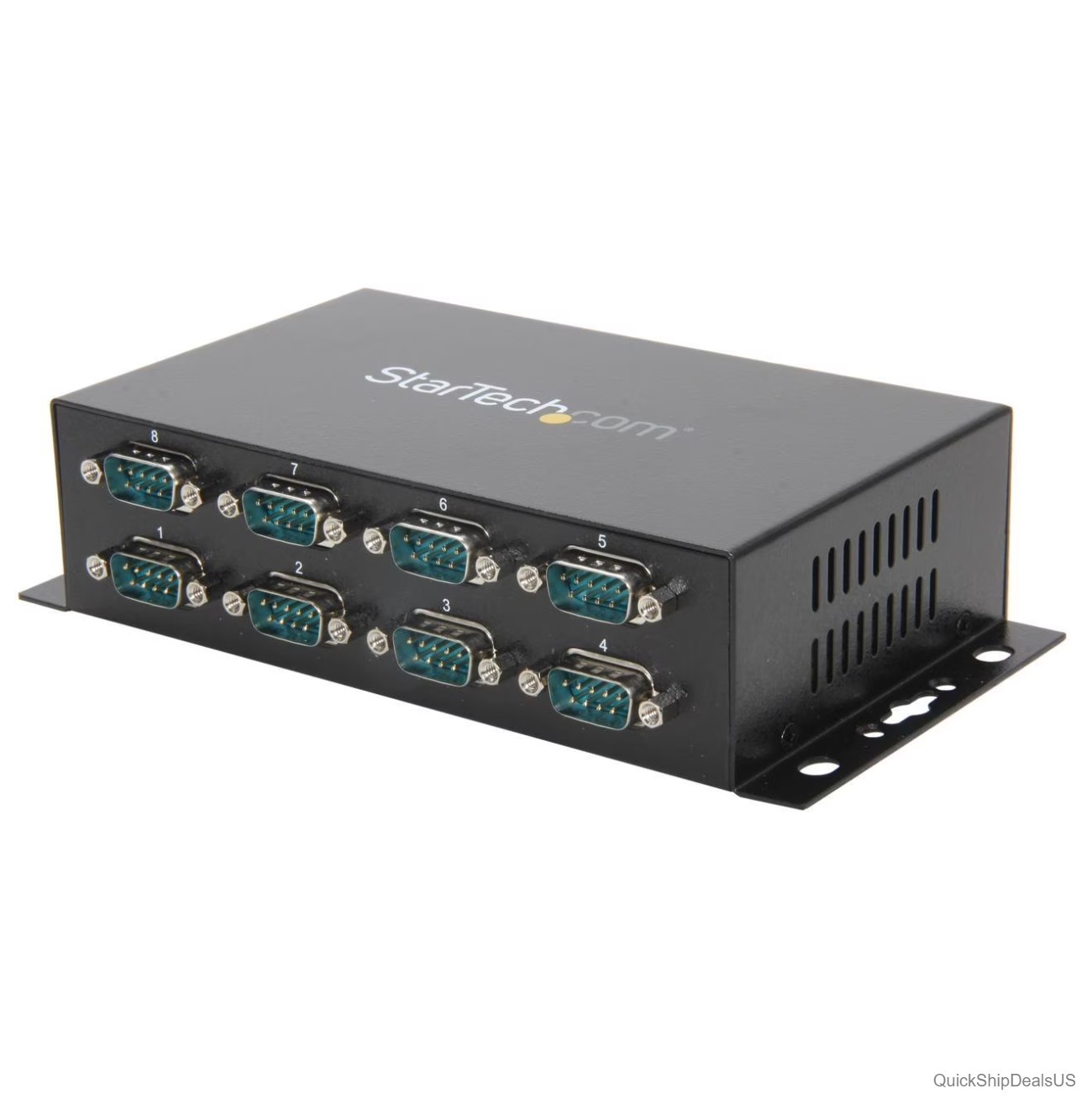USB Serial Hub 8 Port USB to DB9 RS232 Adapter Metal DIN Rail Wall Mount COM