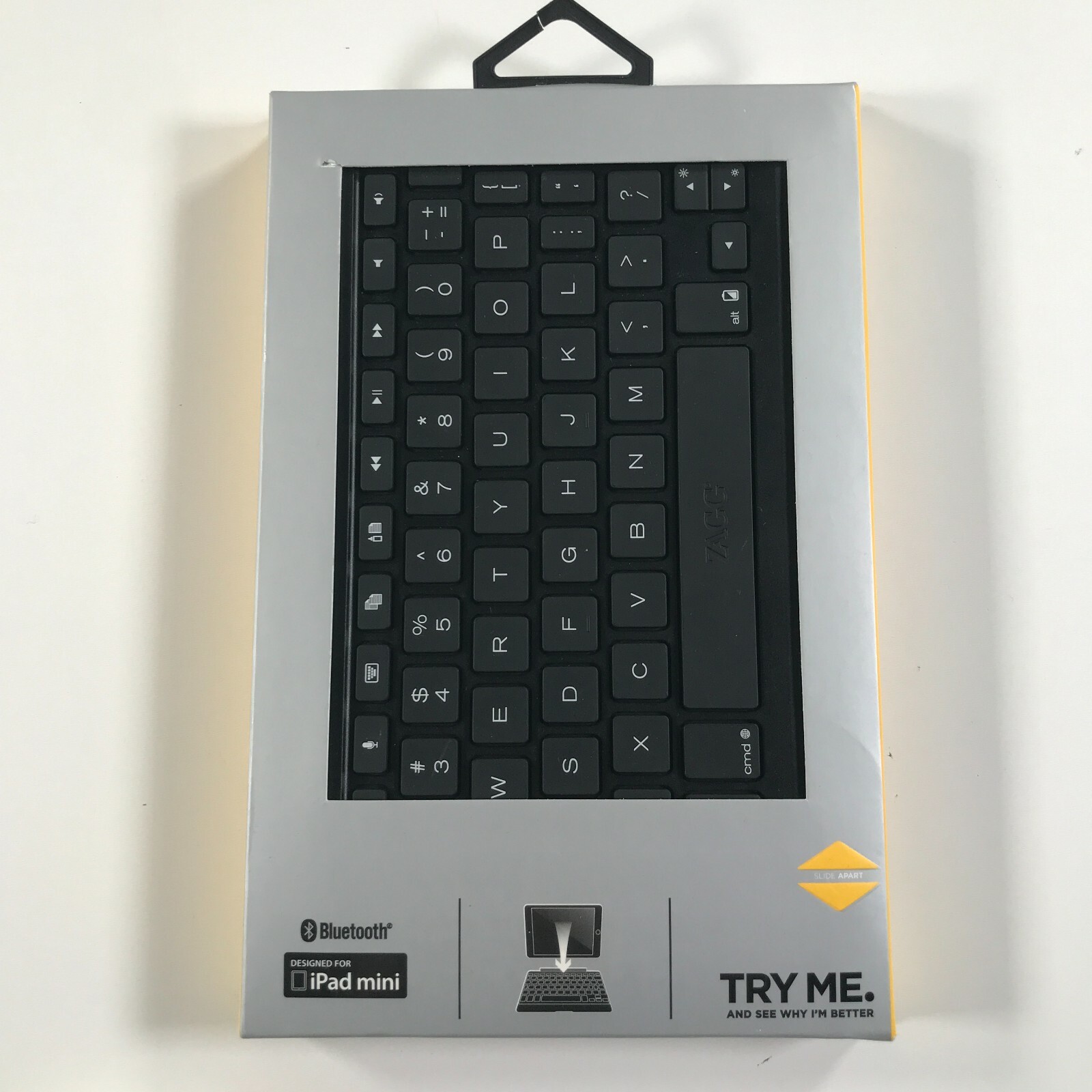 ZAGGkeys Quick Snap Magnetic Keyboard Cover for Apple iPad Mini 1 and 2