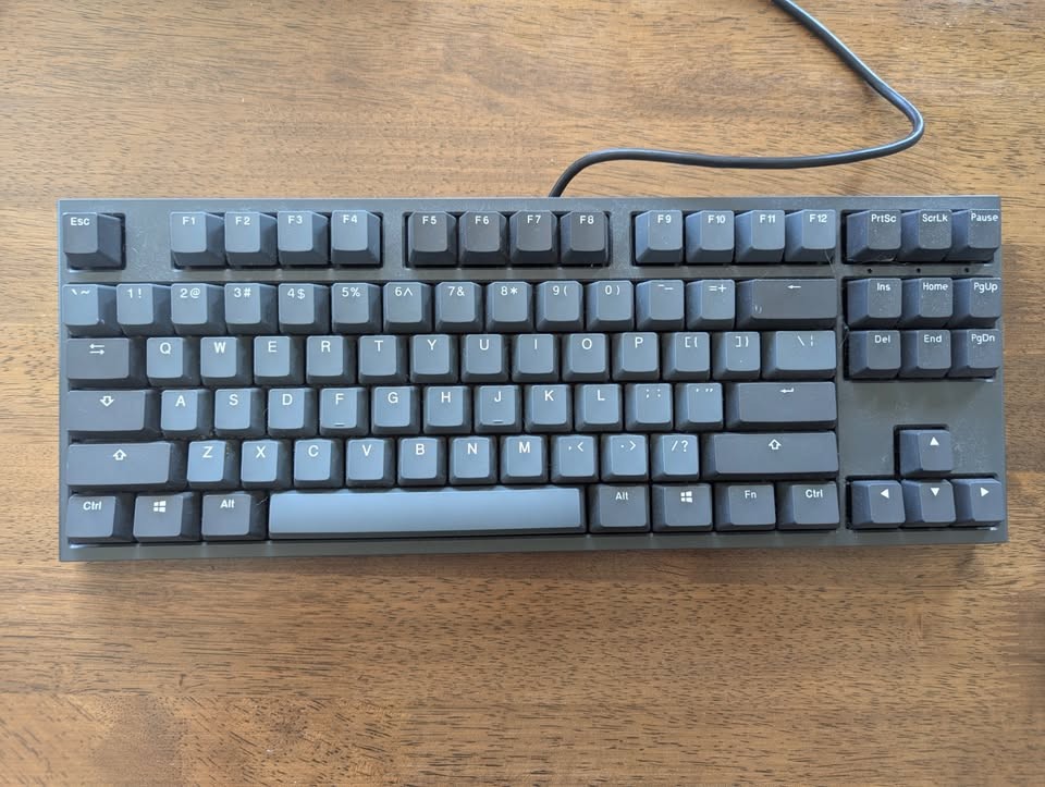 Ducky One 2 TKL mechanical keyboard (Brown Switches)