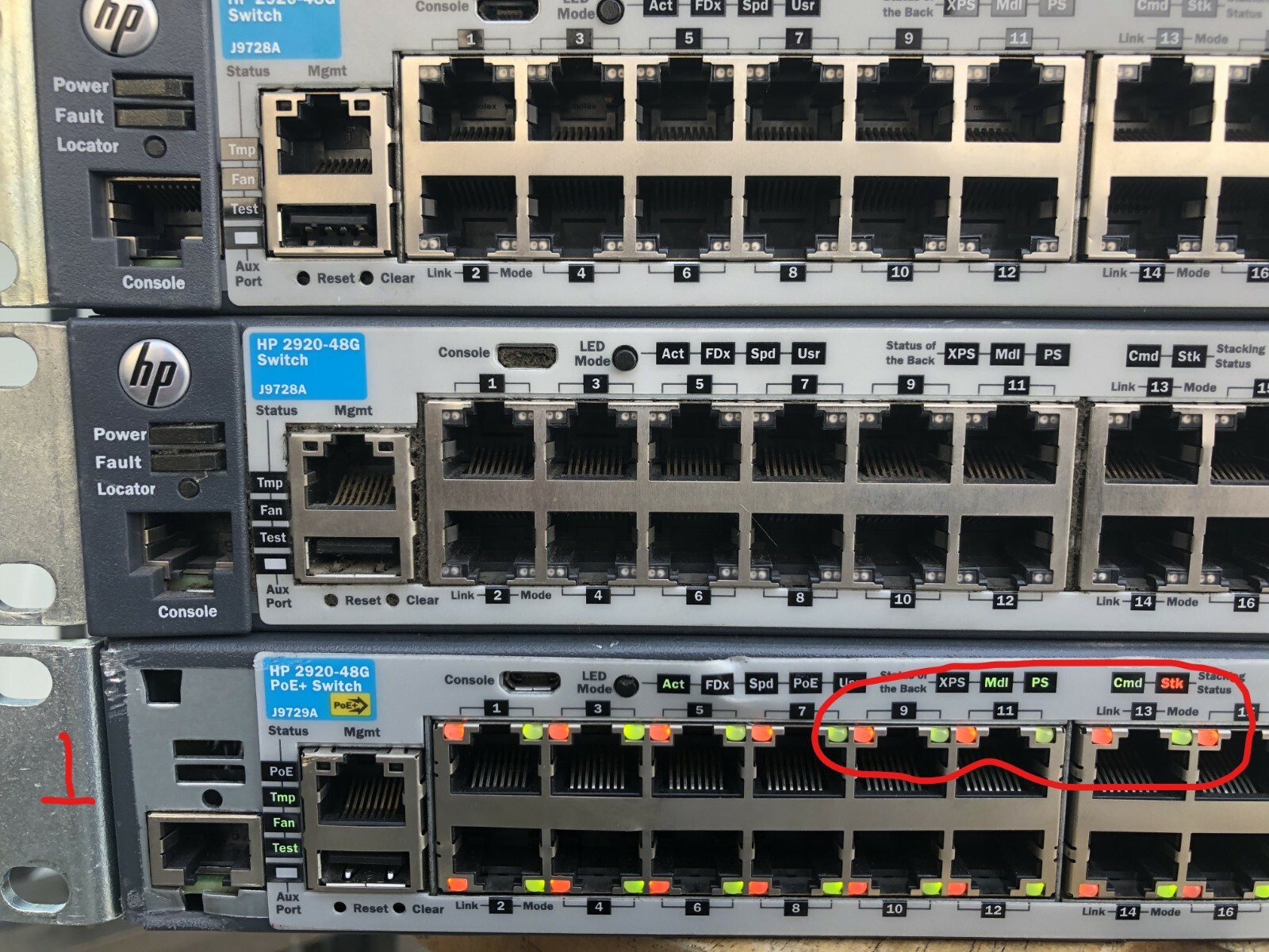 HP ProCurve  2920-48G-24G Lot of 8-PLEASE Read 