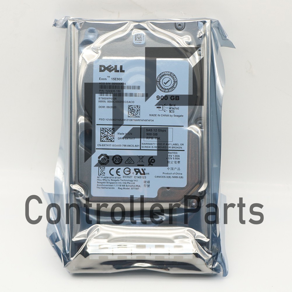 XTH17 Dell Seagate ST900MP0026 900GB 2.5 12Gbps 15K SAS HD R650 R740 0XTH17 R640