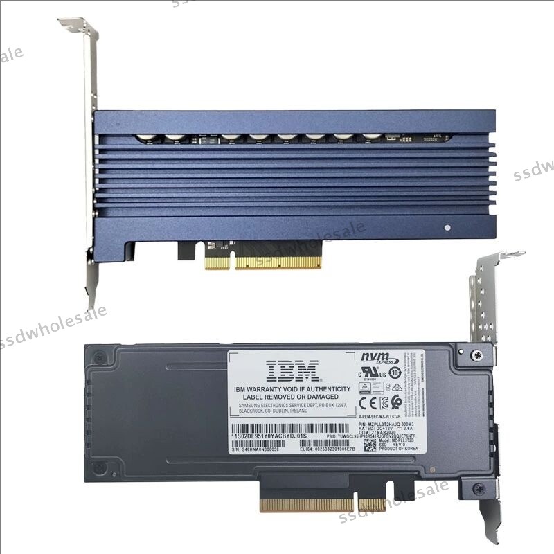 Samsung PM1725b 3.2TB HHHL AIC NVME PCIE3.0 MZPLL3T2HAJQ-000M3 IBM Version SSD