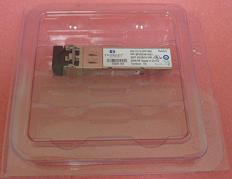 NEW Genuine Brocade/Foundry OC12-SFP-MM LC MM 500m 850nm SFP WST-S3CBCV-D6F