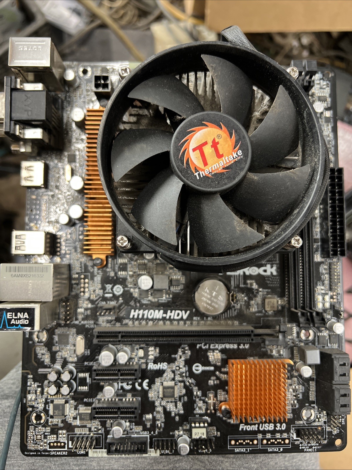 ASRock H110M-HDV Motherboard No shield NO CPU*