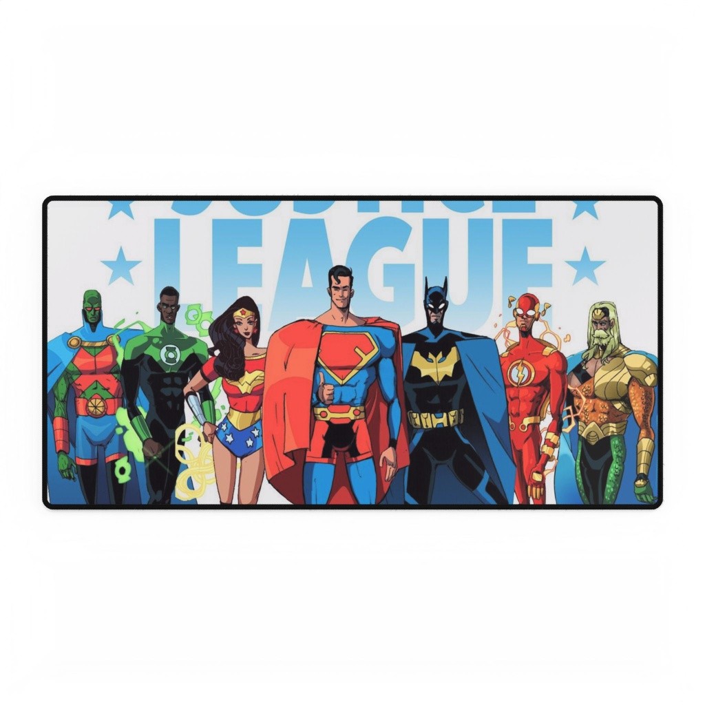 DC Comics Justice League Heroes Lineup Mouse Pad Desk Mats
