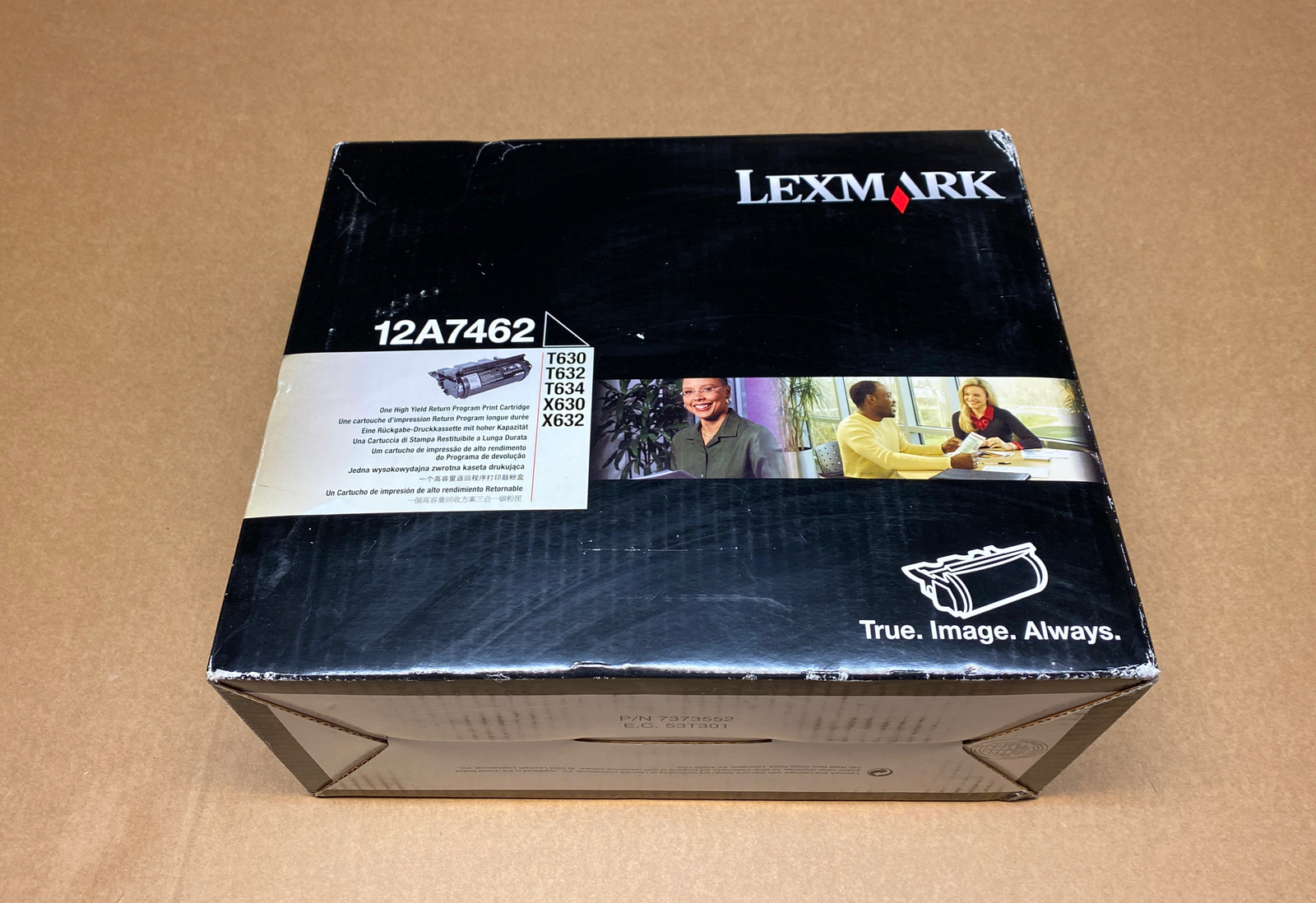 Genuine Lexmark 12A7462 BLACK Toner Cartridge - for T630 T632 X630 Series 