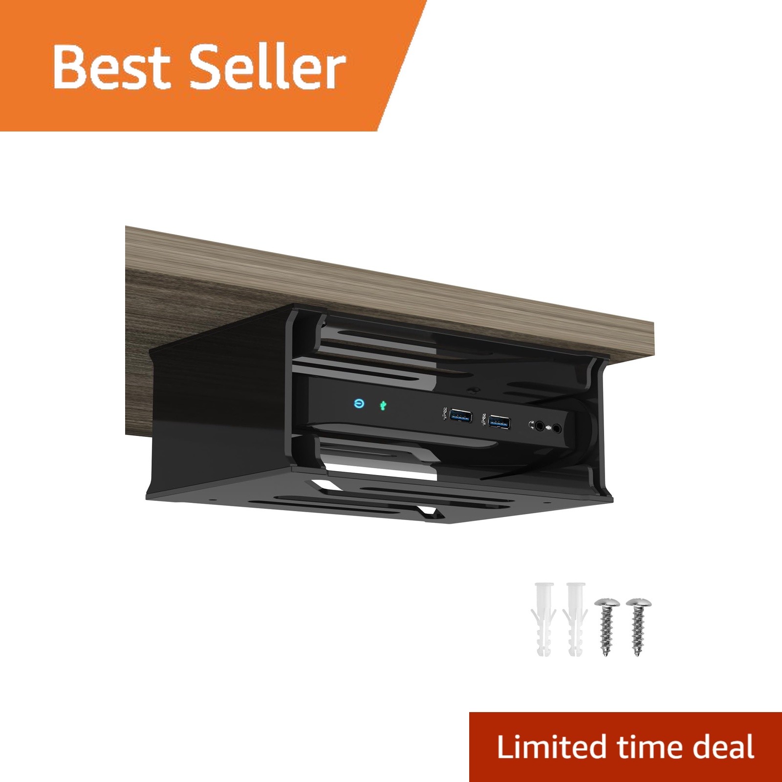 CaSZLUTION Acrylic Dock Holder Plugable UD-3900 Black