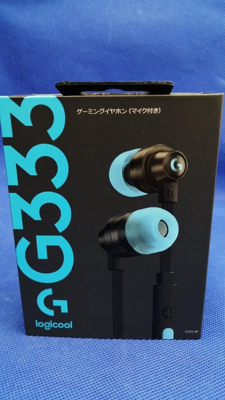 Logicool Logitech G333 Gaming Earphones Earbuds Wired Microphone Purple