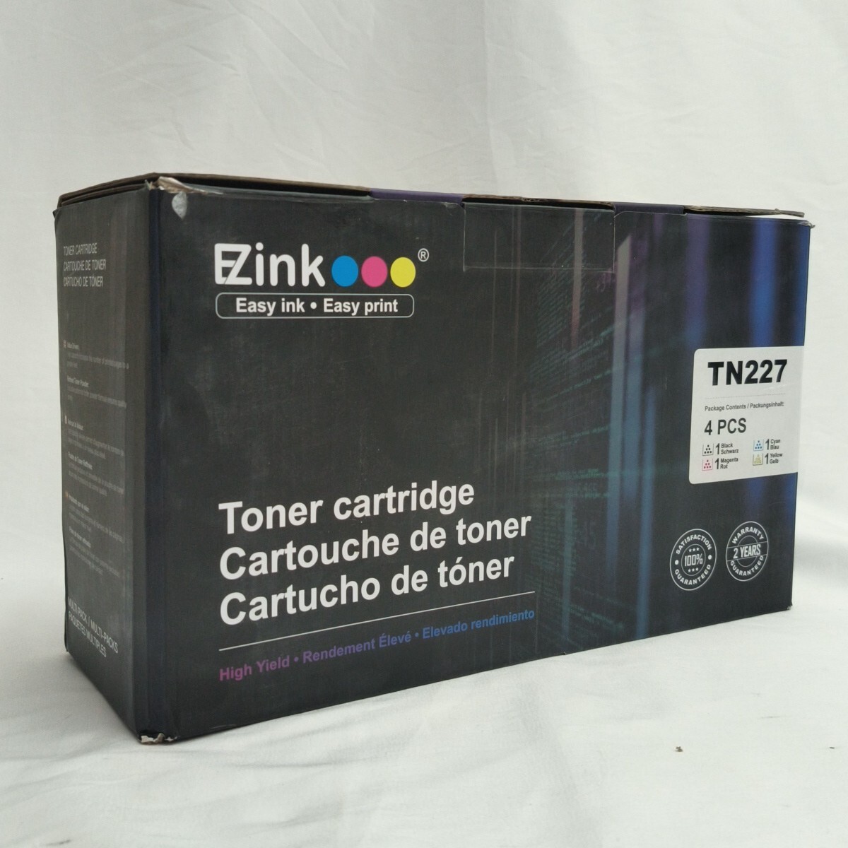 E-Z Ink TN227 4PCS Compatible Toner Cartridge Replacement for Brother