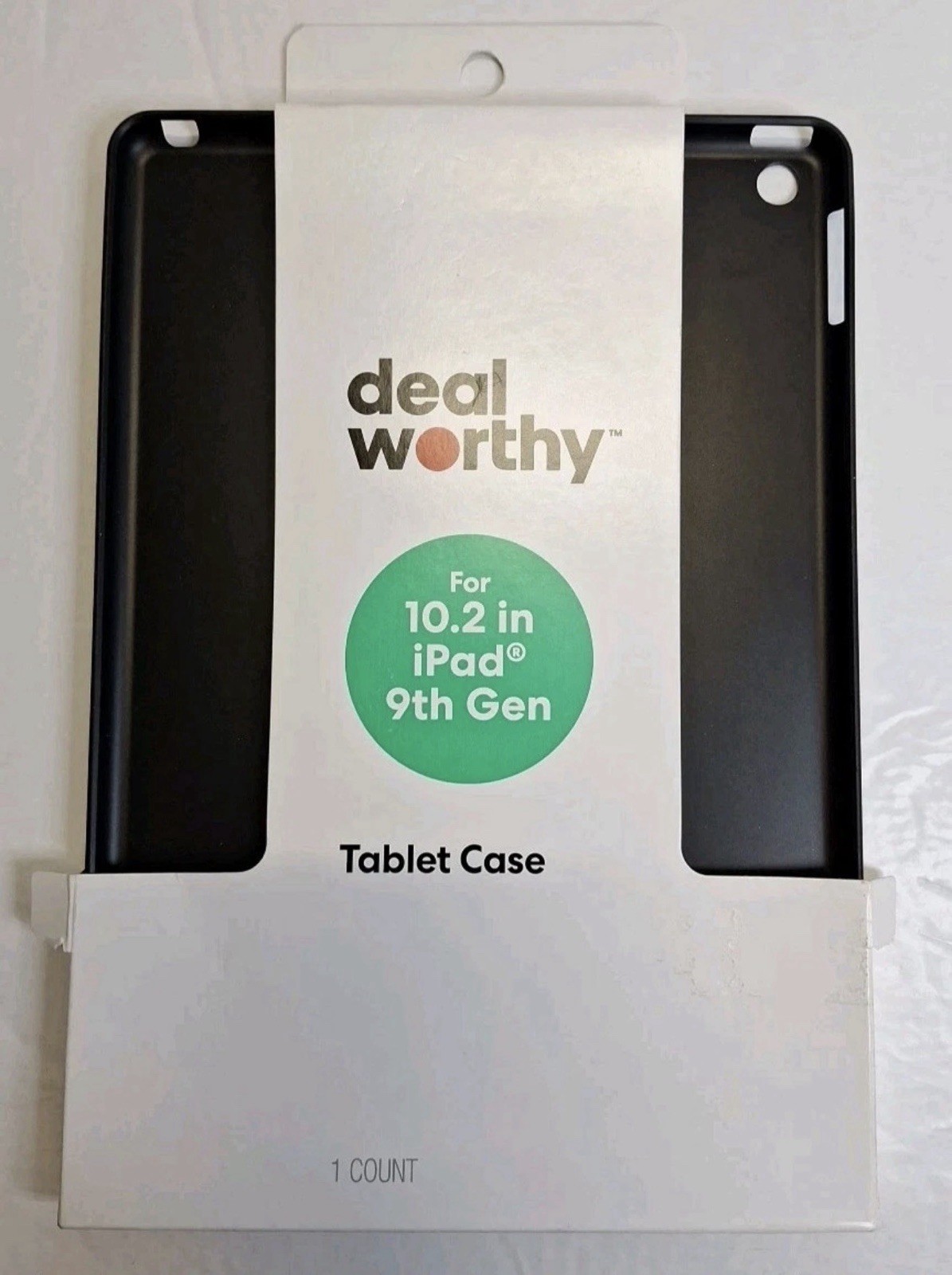 Deal Worthy Apple iPad 9th Gen 10.2 inch Black Basic Tablet Case NEW