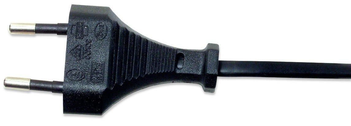 Manhattan W128253471 339100 Power Cord/Cable Euro 2-Pin (Cee 7/16) Plug To ~E~