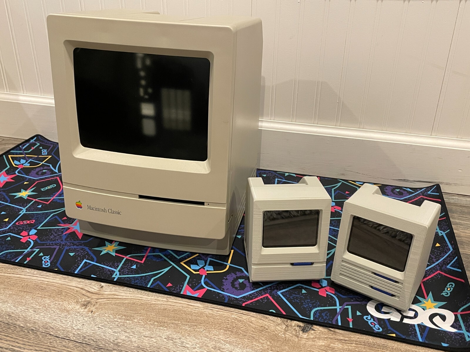 MACINTOSH MINI CUTE 3, 3D PRINTED PARTS FOR 40% SCALE MAC FOR RASPBERRY PI